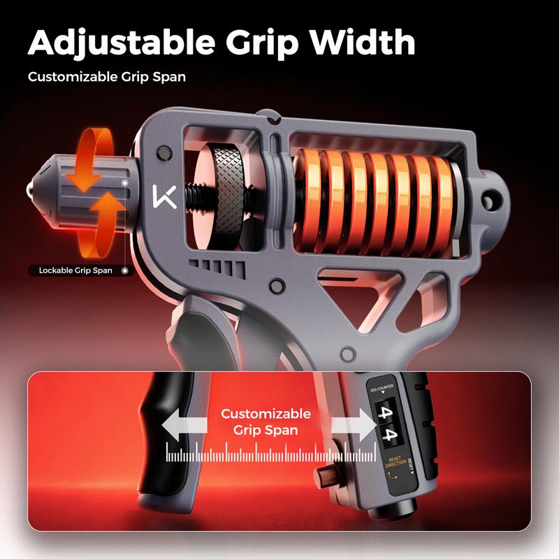 GripForge™ Adjustable Hand Grip Strengthener